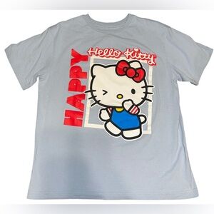 Sanrio Hello Kitty Hybrid Apparel Happy Graphic T-Shirt